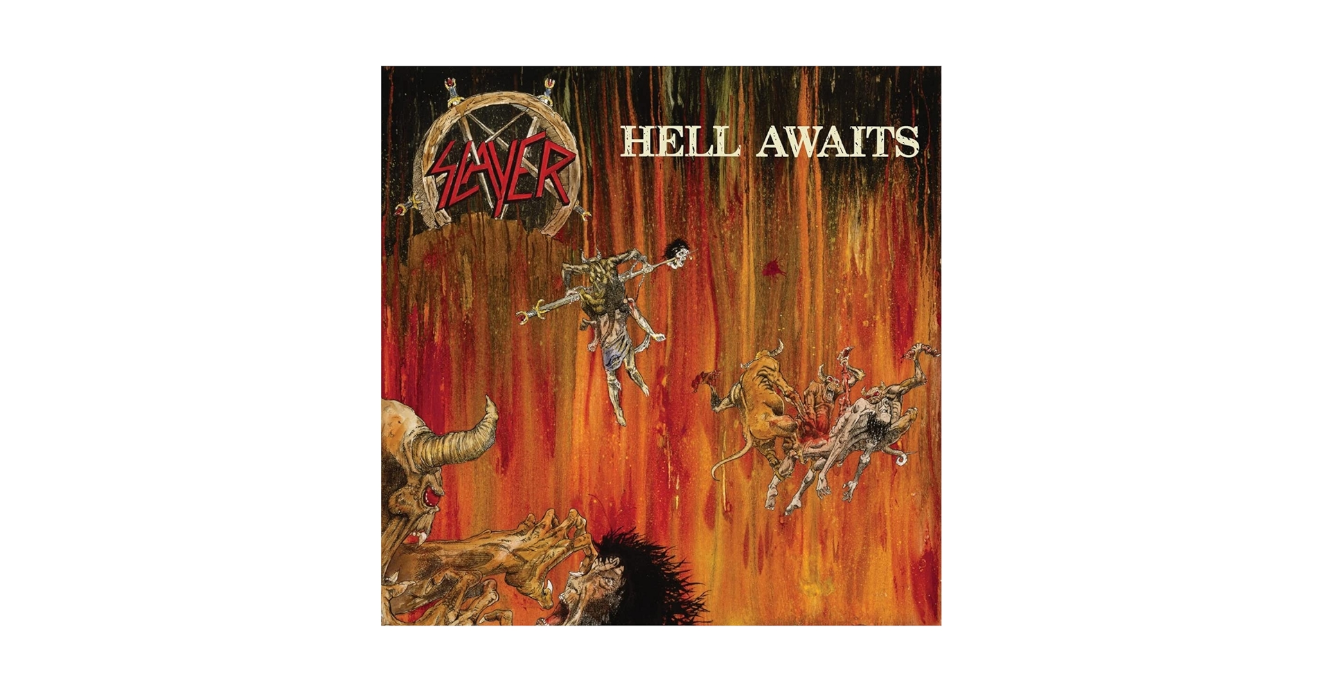 Slayer Hell Awaits LP 中古レコード　希少盤 Slayer Hell Awaits LP 中古レコード 希少盤